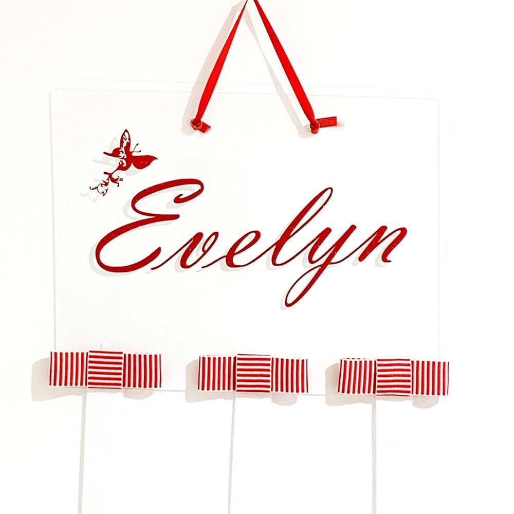 Personalized Hair Bow Holder